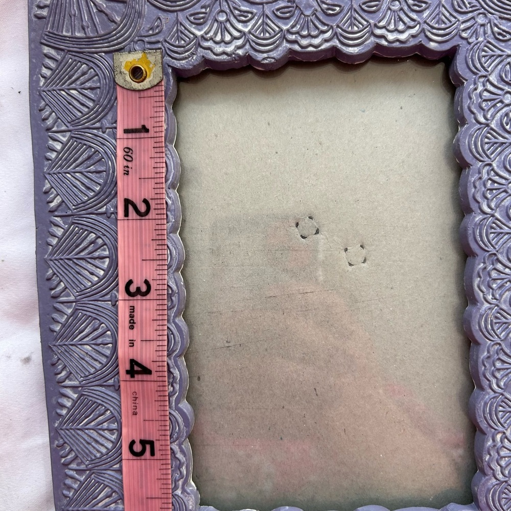 💚3/$25 Intricately Designed Purple Photo Frame - Picture 9 of 10